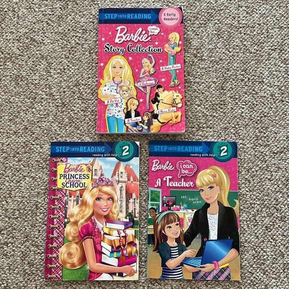 Barbie step into reading book lot - Picture 1 of 4